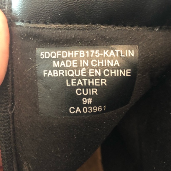 Denver Hayes black leather booties. - Picture 10 of 11